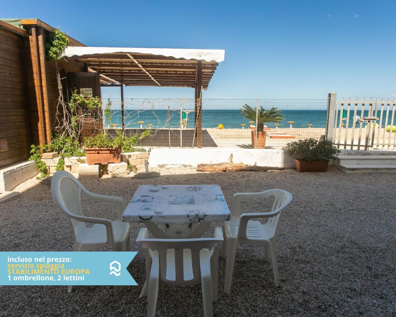 Rs316 - Marcelli, Bilocale In Residence Fronte Mare Pt Dış mekan fotoğraf